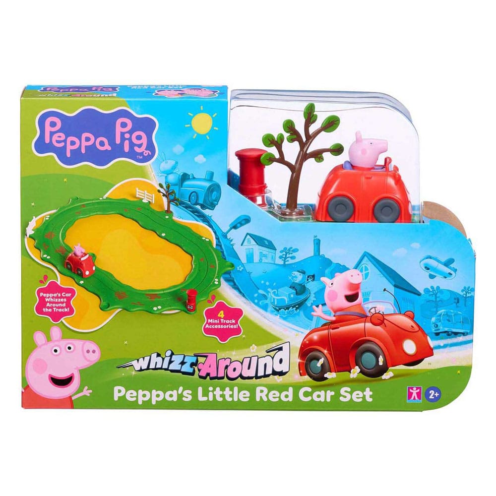 Peppa Pig Whizz Around Peppa's Little Red Car Set - MangaShop.ro