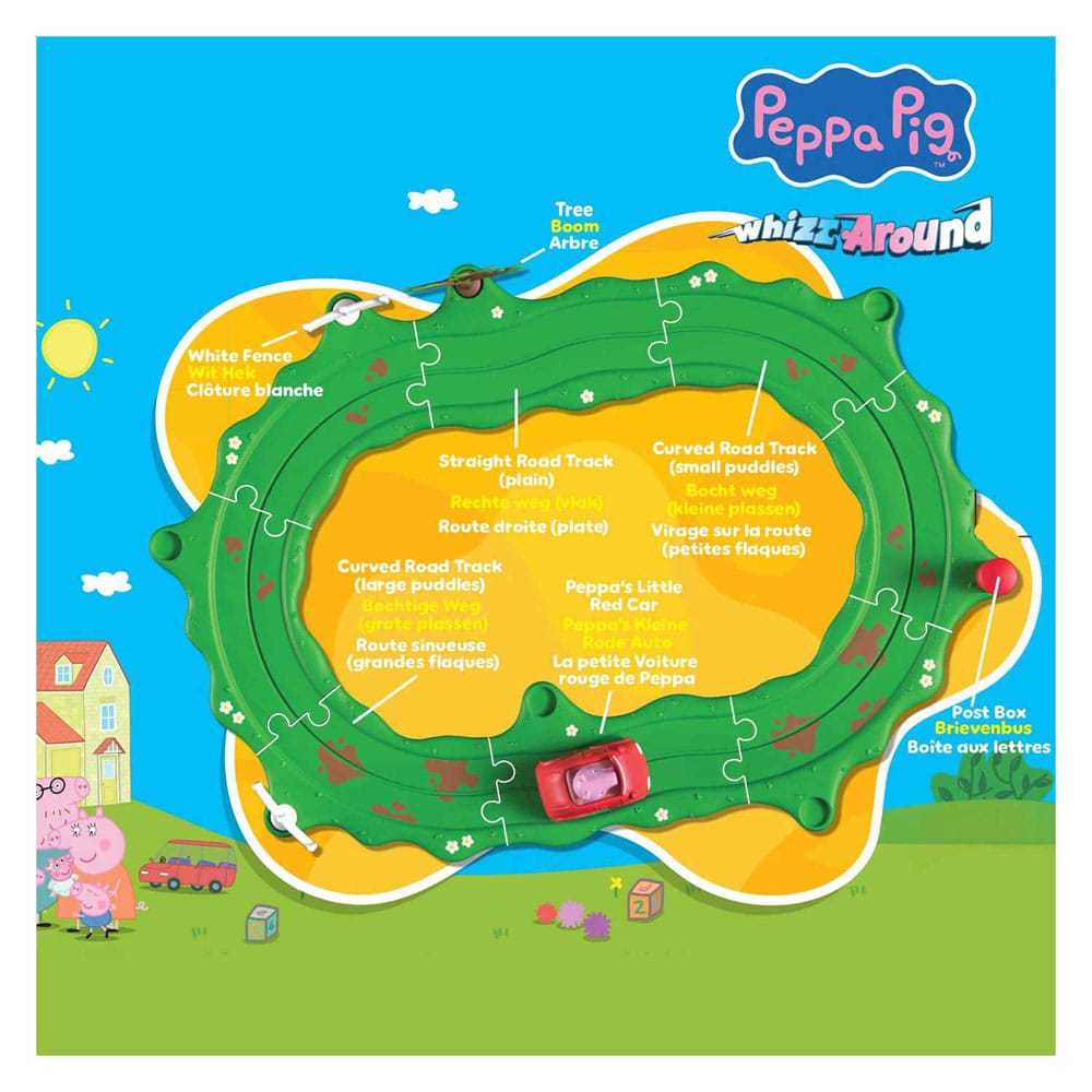 Peppa Pig Whizz Around Peppa's Little Red Car Set - MangaShop.ro