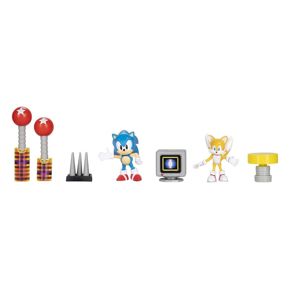Sonic - The Hedgehog Diorama Playset 30th Anniversary 6 cm - MangaShop.ro