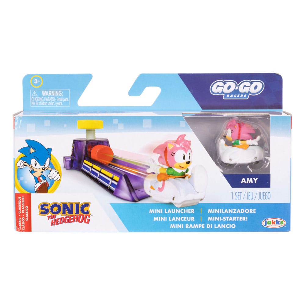 Sonic - The Hedgehog Go Go Racers Vehicles Mini Launching ramps Assortment (4) - MangaShop.ro