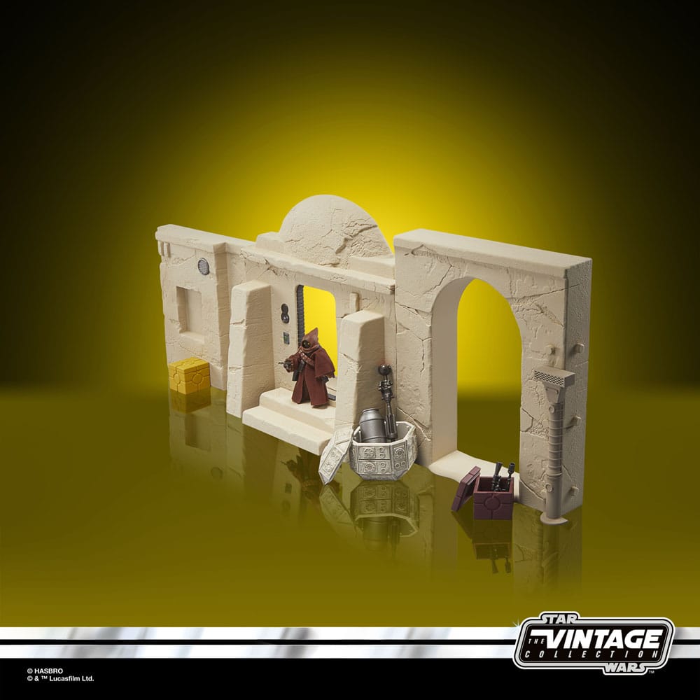 Star Wars Episode IV Vintage Collection Playset Streets of Mos Eisley with Jawa Action Figure - MangaShop.ro
