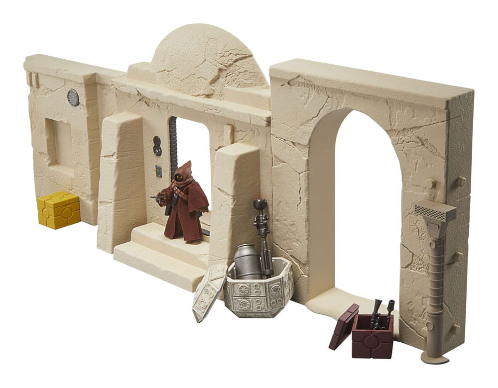 Star Wars Episode IV Vintage Collection Playset Streets of Mos Eisley with Jawa Action Figure - MangaShop.ro