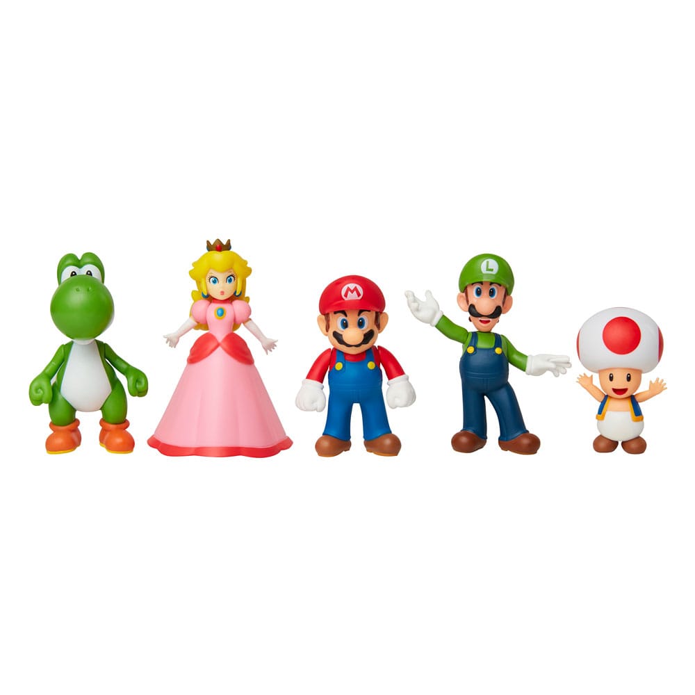 World of Nintendo Super Mario & Friends Figures 5-piece box set Exclusive - MangaShop.ro