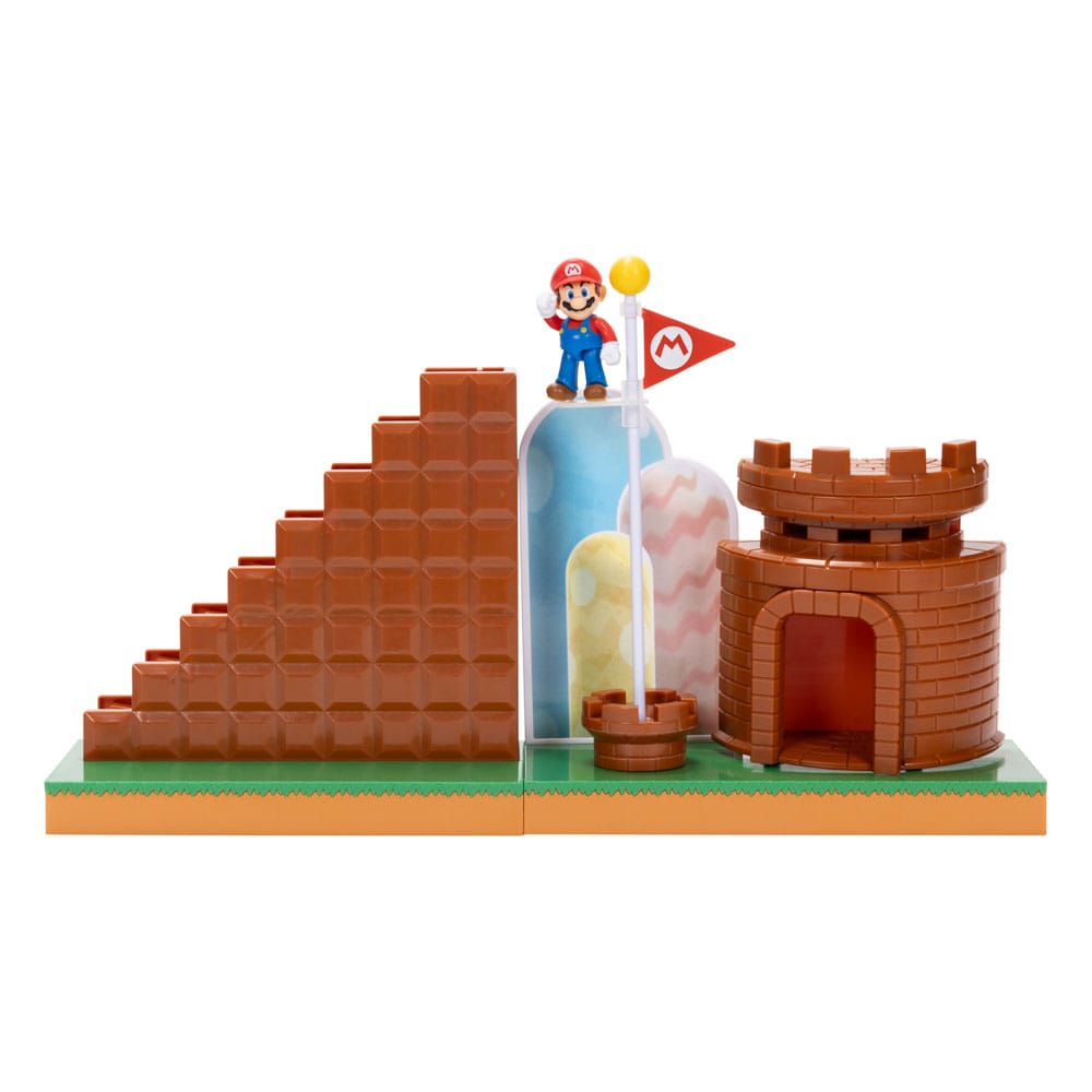 World of Nintendo Super Mario Mini Figure Playset End Level - MangaShop.ro