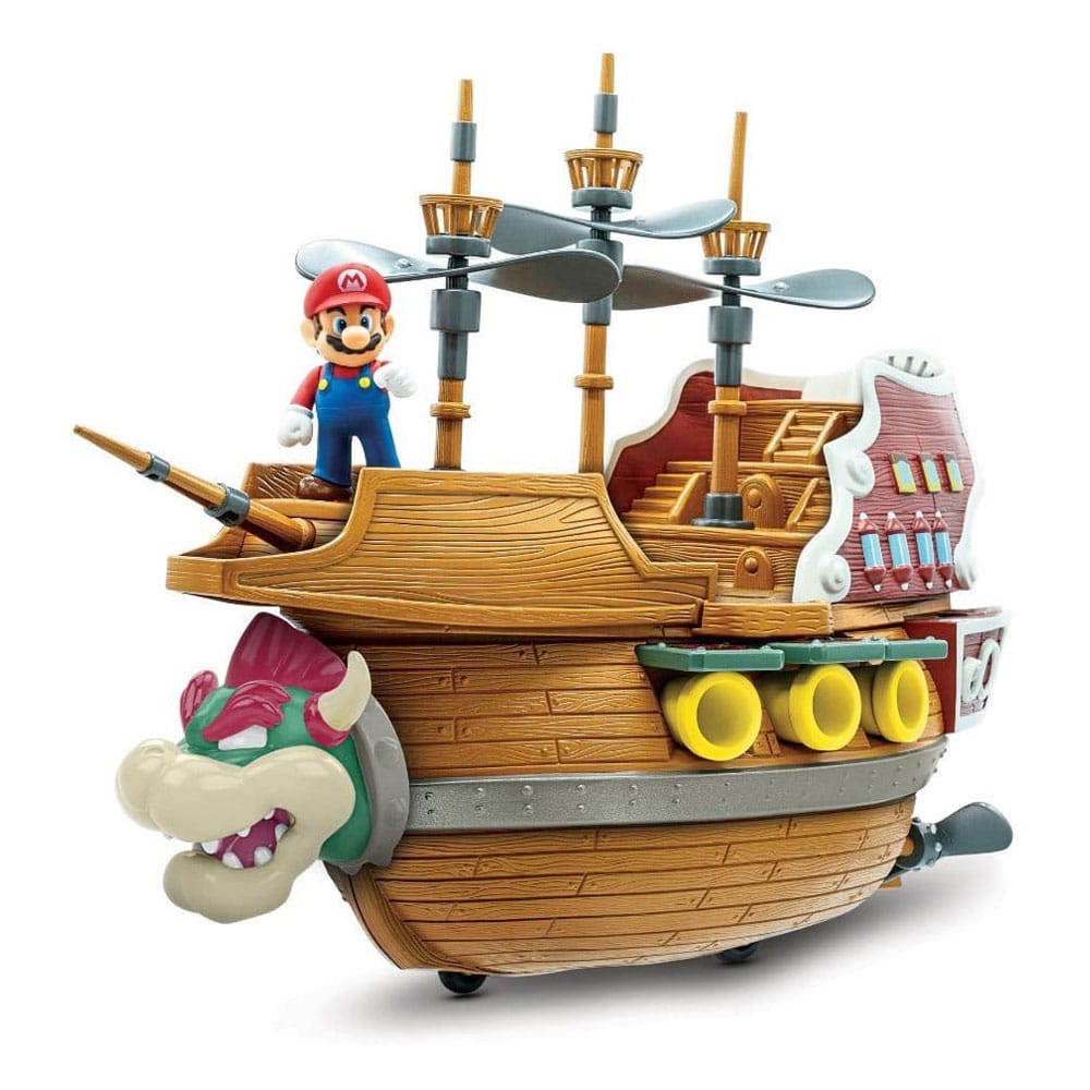 World of Nintendo Super Mario Playset Bowser's Airship Deluxe - MangaShop.ro