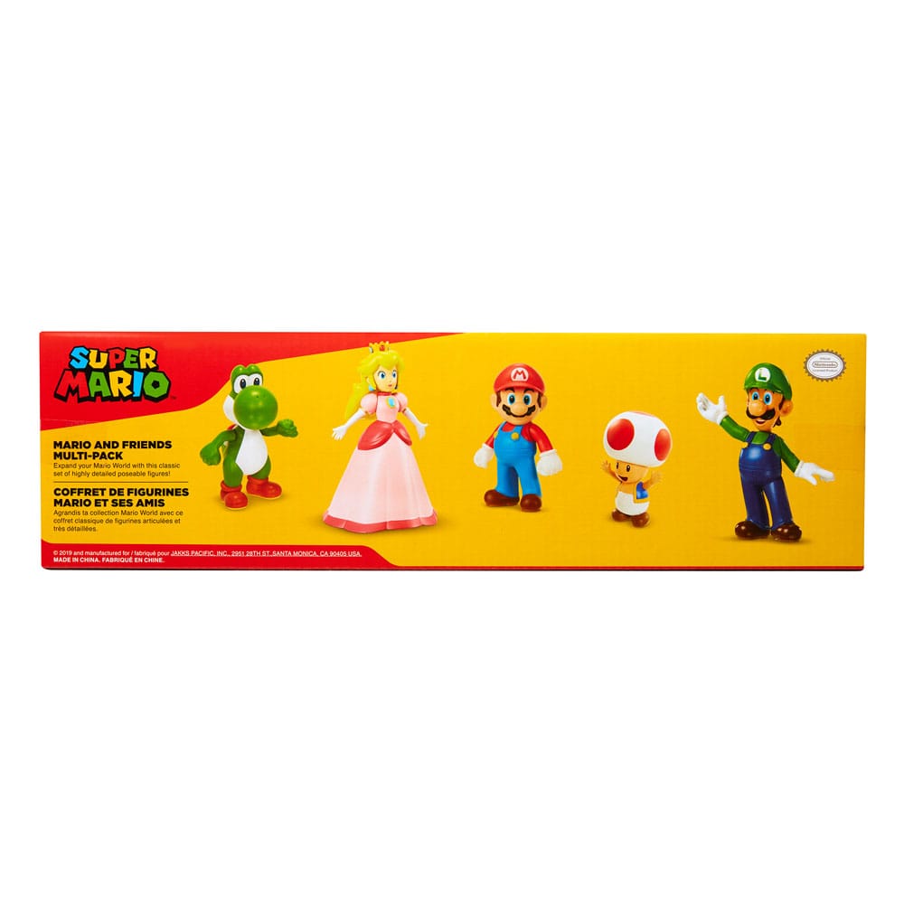 World of Nintendo Super Mario & Friends Figures 5-piece box set Exclusive - MangaShop.ro