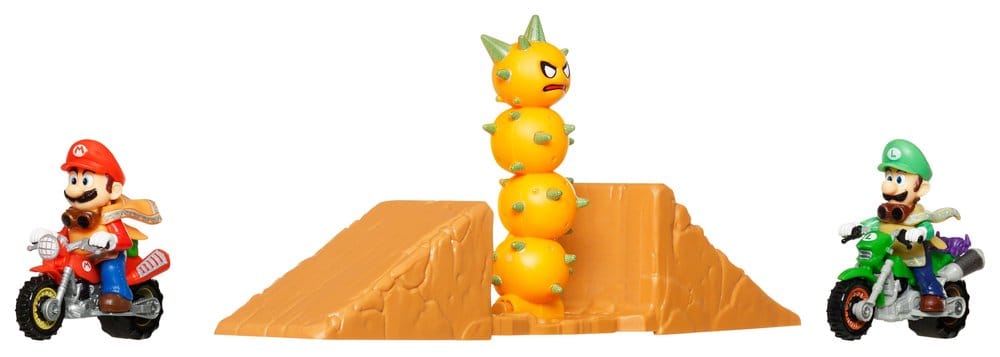 The Super Mario Galaxy Movie Hot Wheels Playset Mario & Luigi Desert Jump - MangaShop.ro