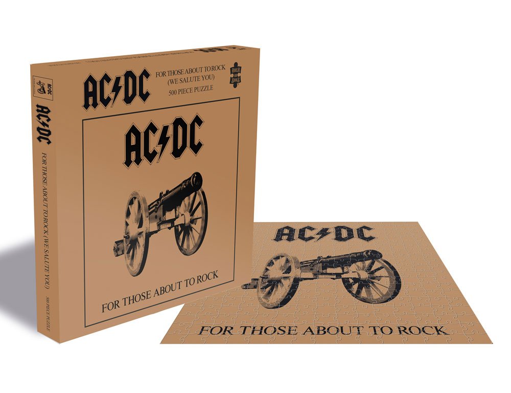 AC/DC Rock Saws Jigsaw Puzzle For Those About To Rock (500 pieces) - MangaShop.ro