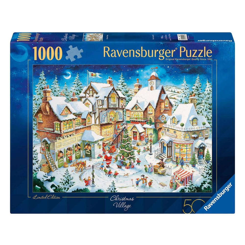 Original Ravensburger Quality Jigsaw Puzzle Christmas Village Limited Edition (1000 pieces) - MangaShop.ro