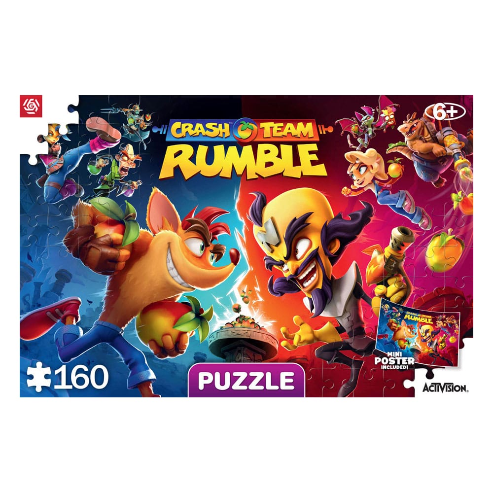 Crash Bandicoot Kids Puzzle Rumble Heroes (160 pieces) - MangaShop.ro