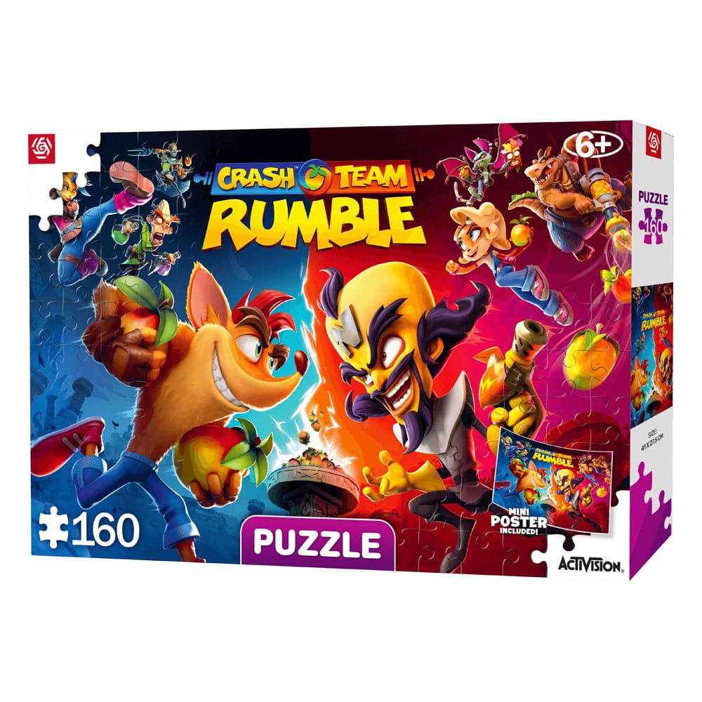 Crash Bandicoot Kids Puzzle Rumble Heroes (160 pieces) - MangaShop.ro