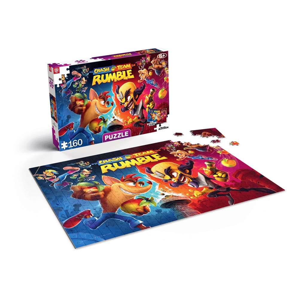Crash Bandicoot Kids Puzzle Rumble Heroes (160 pieces) - MangaShop.ro