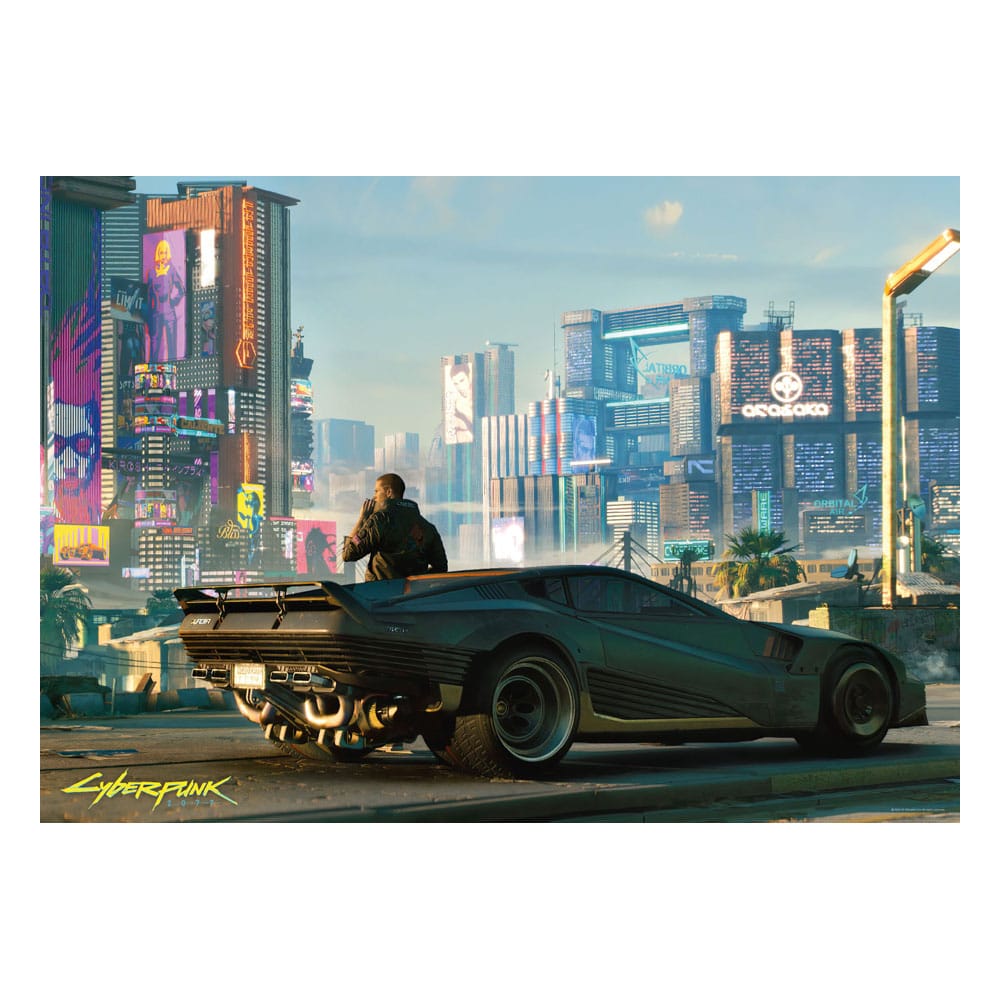 Cyberpunk 2077 Gaming Puzzle Mercenary on the Rise (1000 pieces) - MangaShop.ro