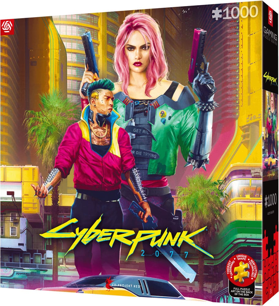 Cyberpunk 2077 Puzzle Kitsch Style (1000 pieces) - MangaShop.ro