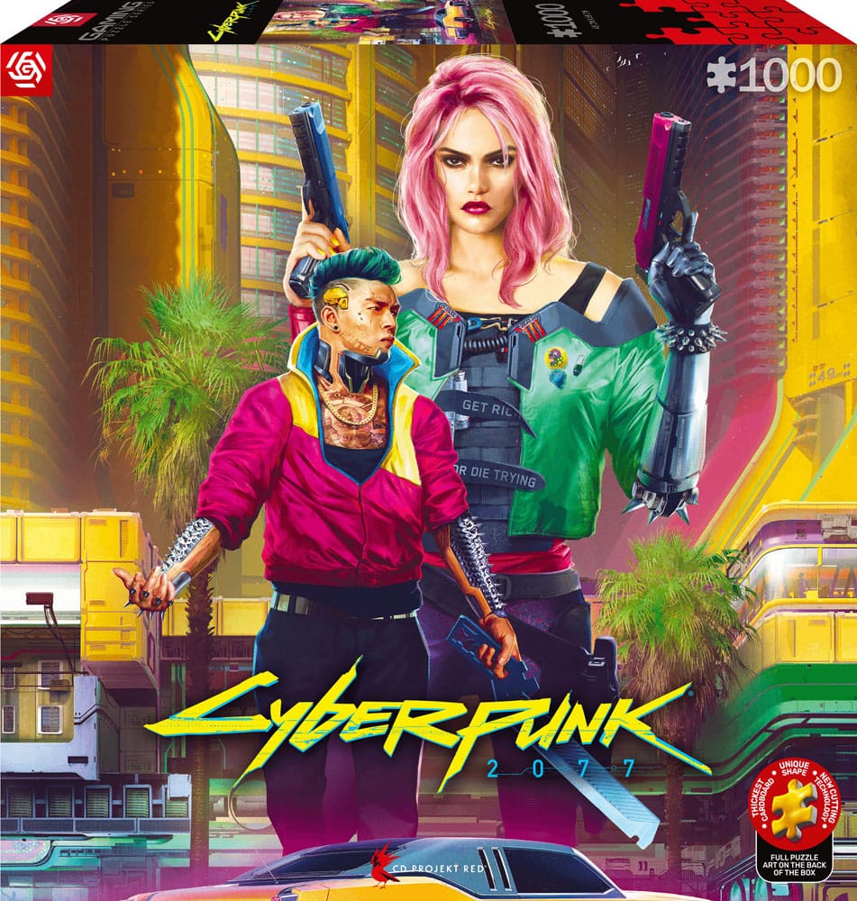 Cyberpunk 2077 Puzzle Kitsch Style (1000 pieces) - MangaShop.ro