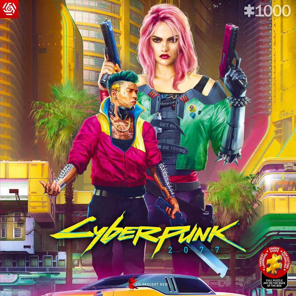 Cyberpunk 2077 Puzzle Kitsch Style (1000 pieces) - MangaShop.ro