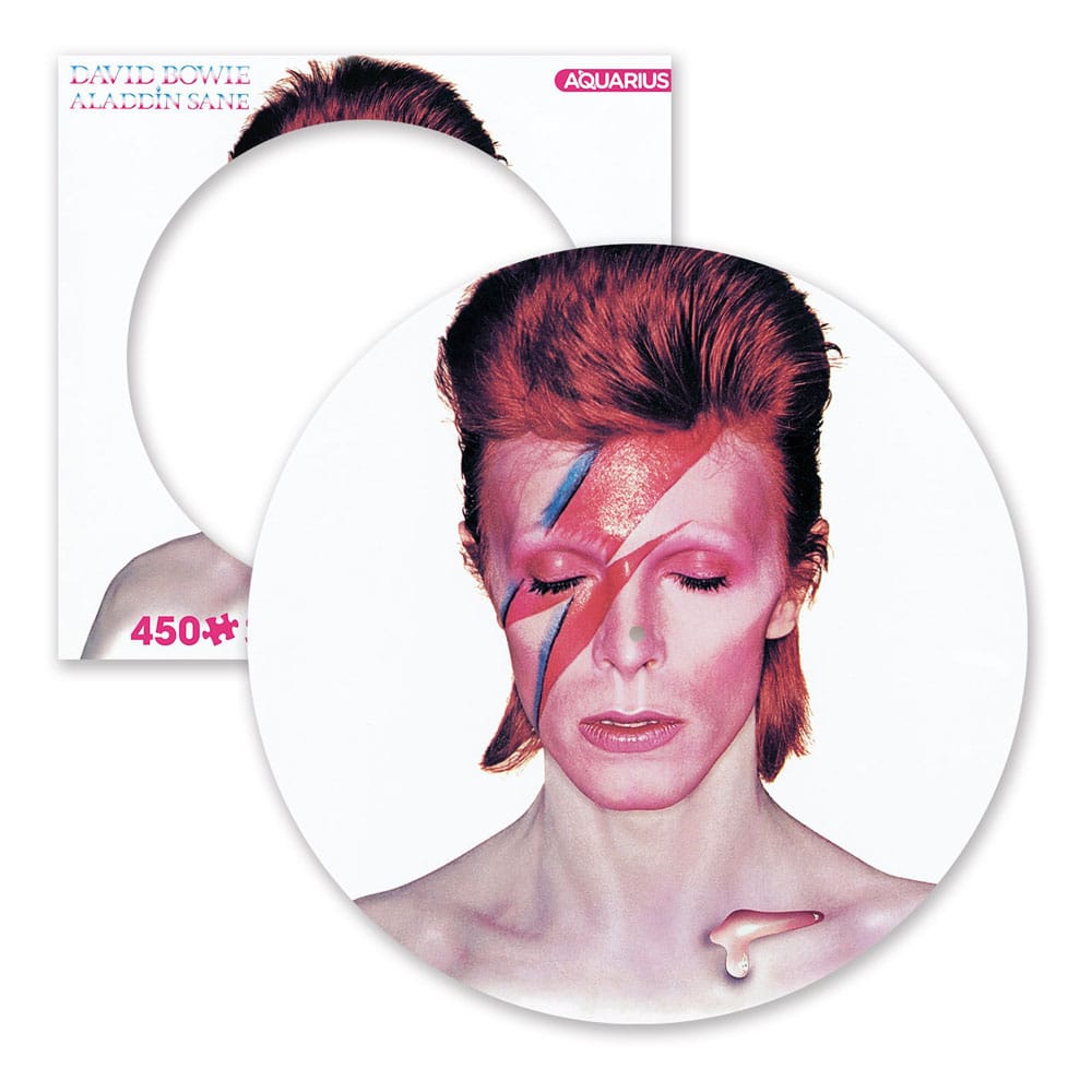 David Bowie: Aladdin Sane 450 Piece Picture Disc Jigsaw Puzzle - MangaShop.ro