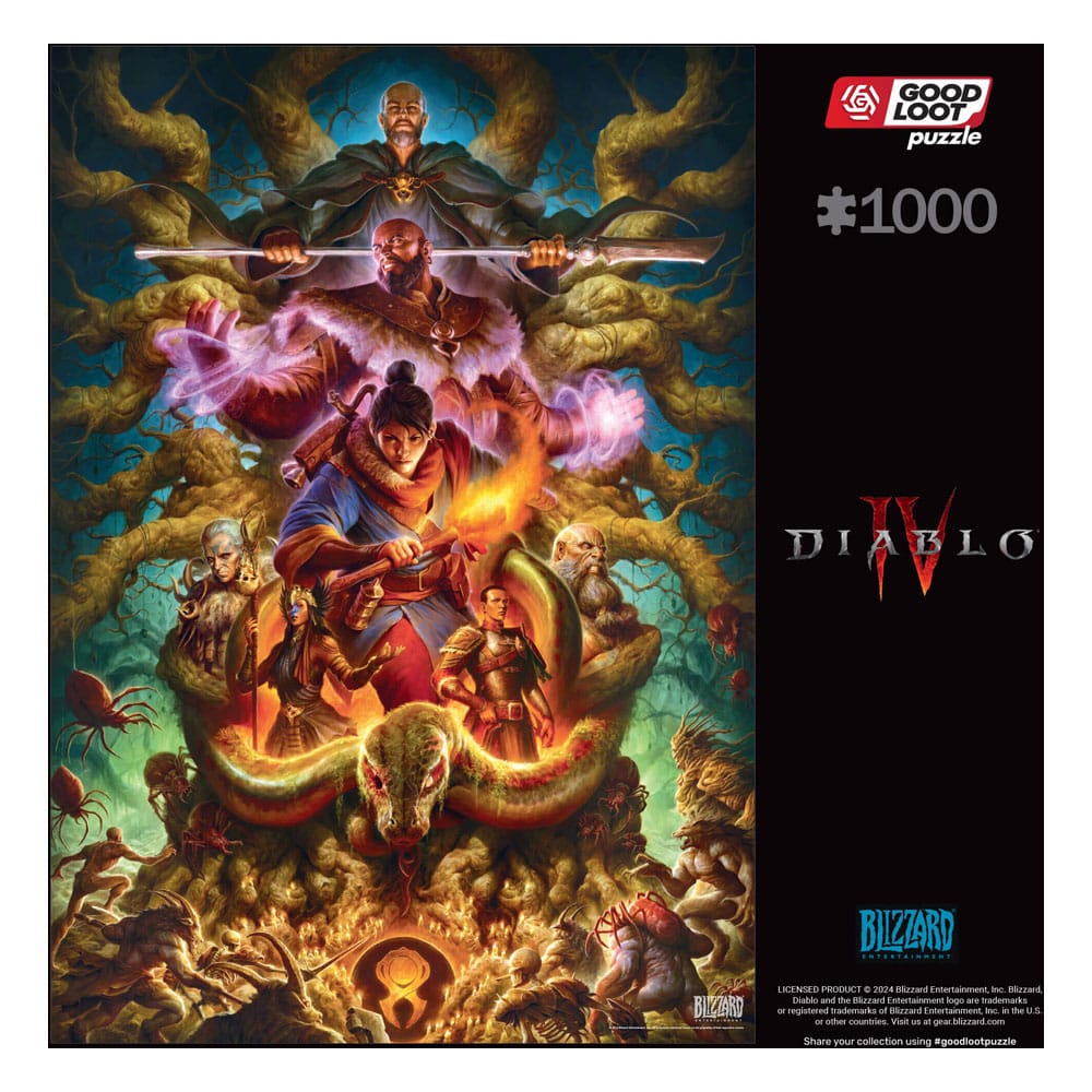 Diablo IV Gaming Puzzle Horadrim (1000 pieces) - MangaShop.ro