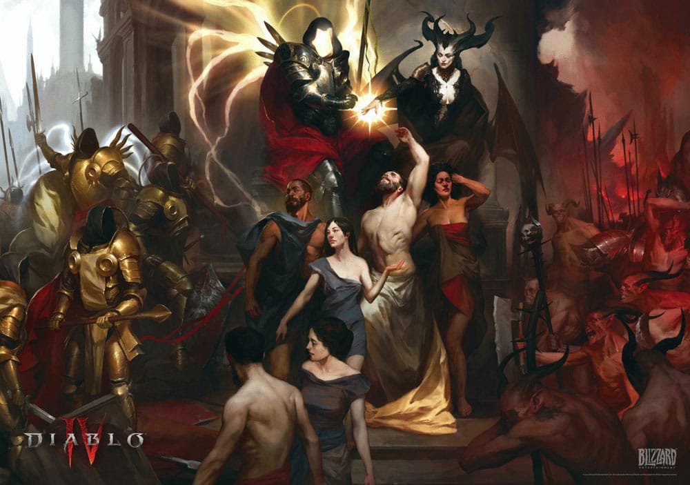 Diabo IV Puzzle Birth of Nephalem (1000 pieces) - MangaShop.ro