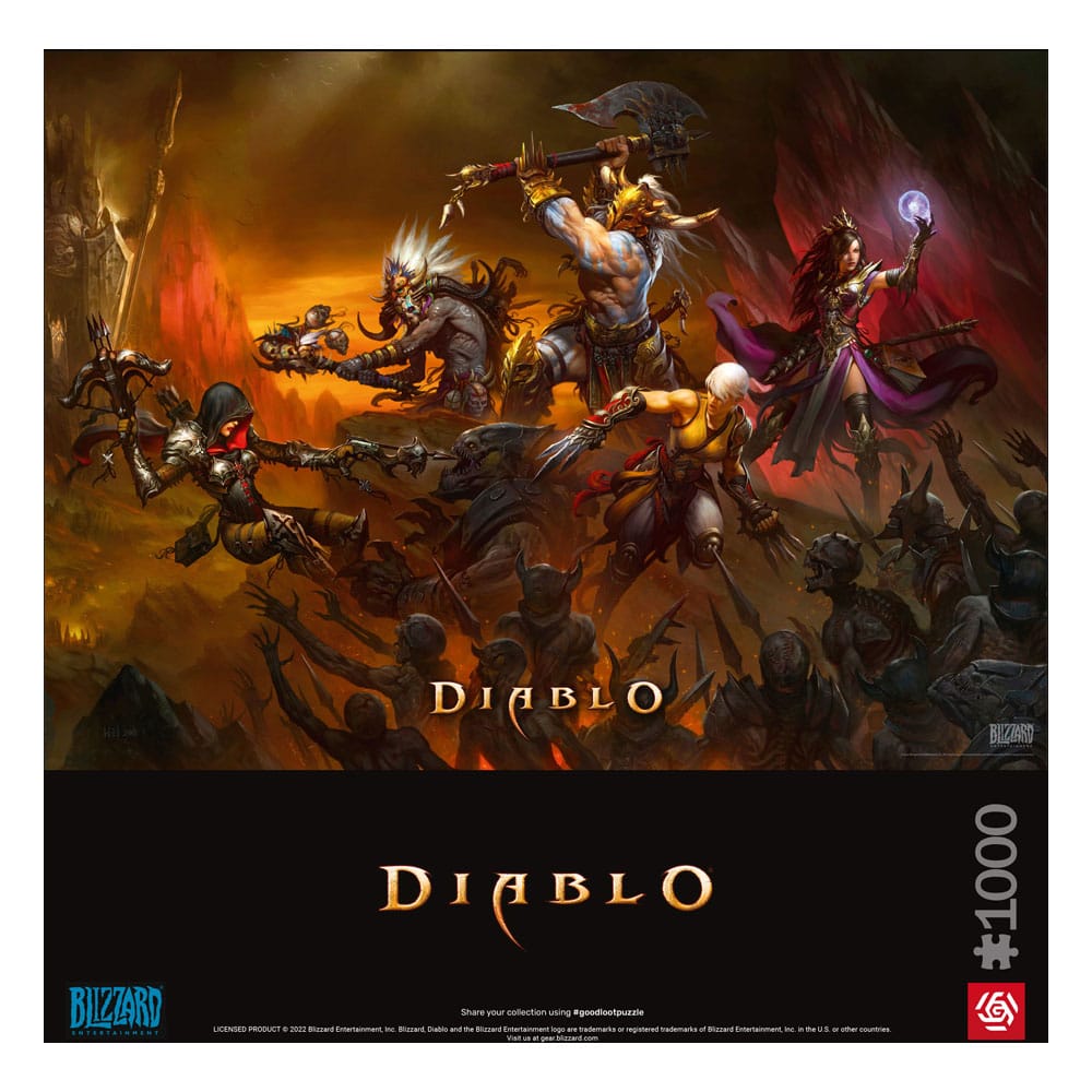 Diablo Gaming Puzzle Heroes Battle (1000 pieces) - MangaShop.ro