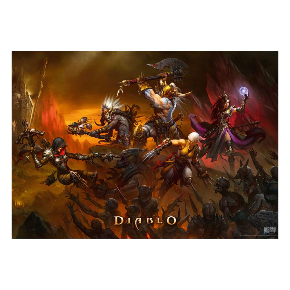Diablo Gaming Puzzle Heroes Battle (1000 pieces) - MangaShop.ro