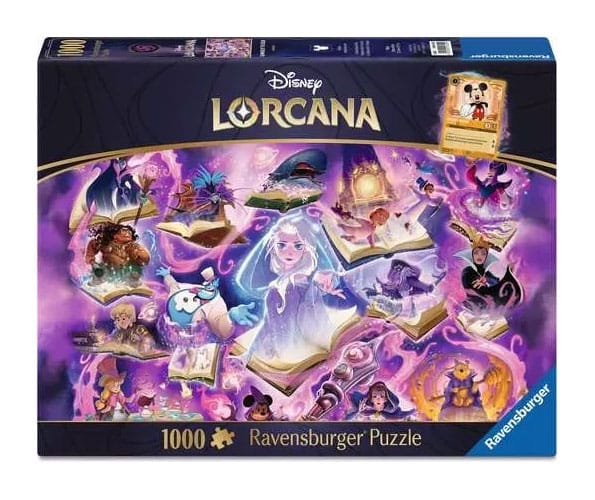 Disney Lorcana Jigsaw Puzzle Glimmers of the Realm: Amethyst (1000 pieces) - MangaShop.ro