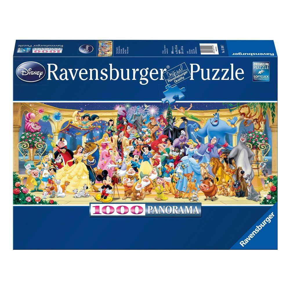 Disney Panorama Jigsaw Puzzle Group Photo (1000 pieces) - MangaShop.ro