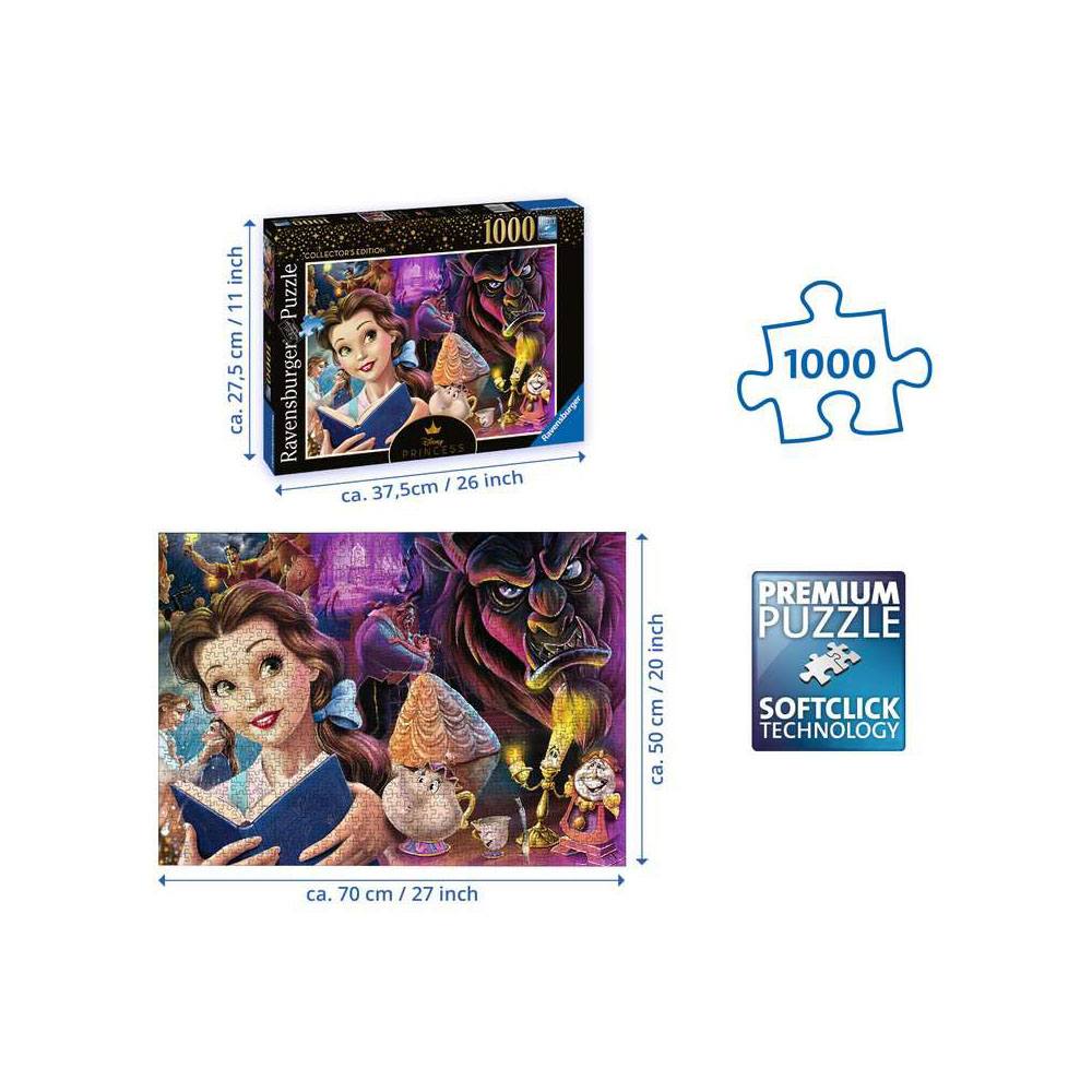 Disney Villainous Jigsaw Puzzle Belle, Disney Princess (1000 pieces) - MangaShop.ro