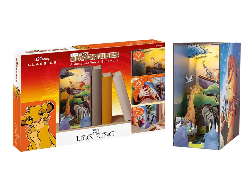 Disney Tiny Adventures Book Nook Mini Diorama The Lion King 23 cm - MangaShop.ro