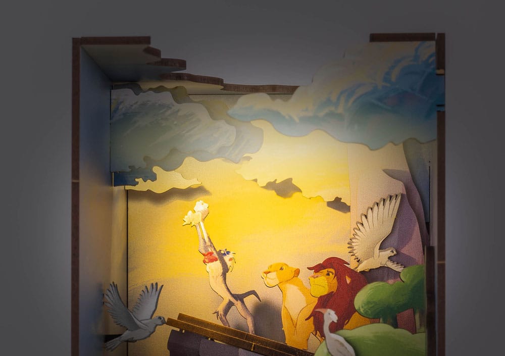 Disney Tiny Adventures Book Nook Mini Diorama The Lion King 23 cm - MangaShop.ro