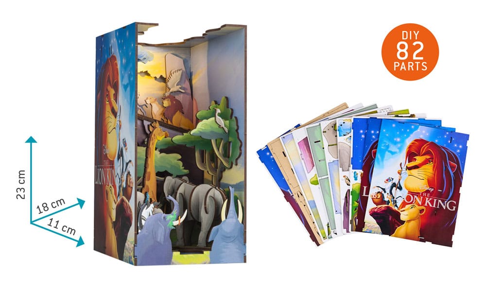 Disney Tiny Adventures Book Nook Mini Diorama The Lion King 23 cm - MangaShop.ro