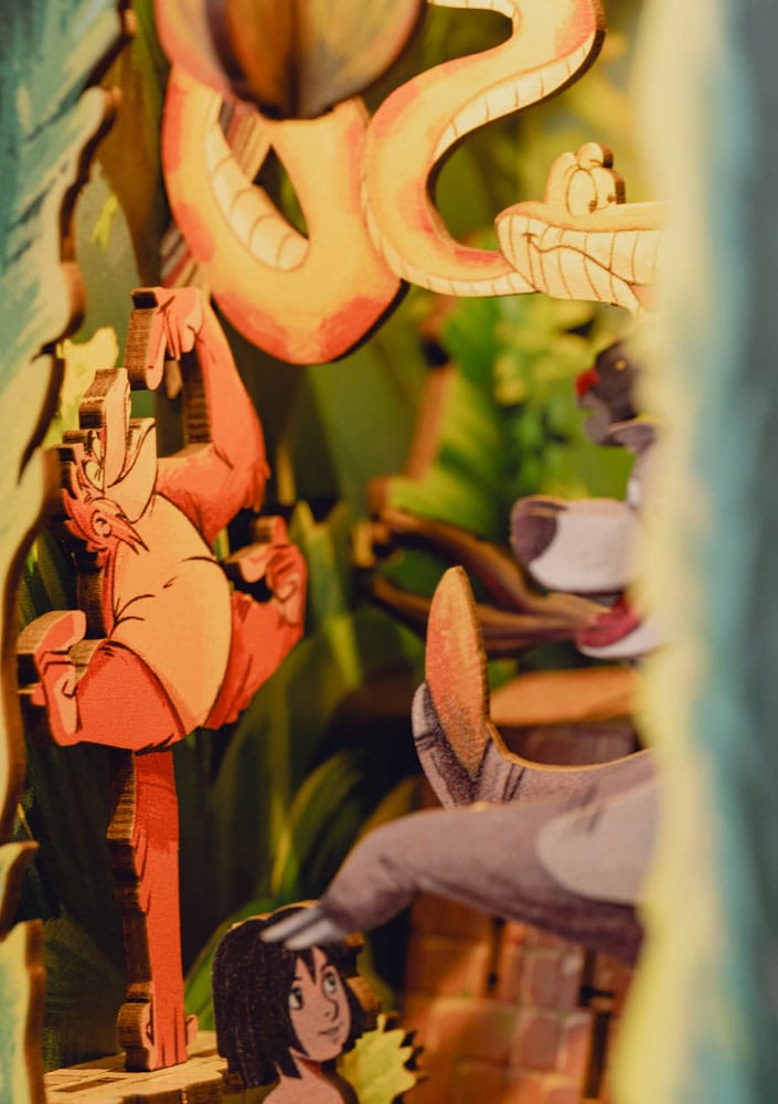 Disney Tiny Adventures Book Nook Mini Diorama The Jungle Book 23 cm - MangaShop.ro