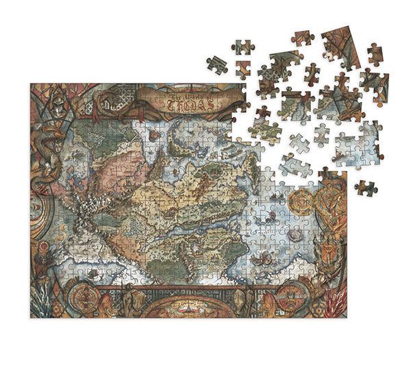 Dragon Age Jigsaw Puzzle World of Thedas Map (1000 pieces) - MangaShop.ro