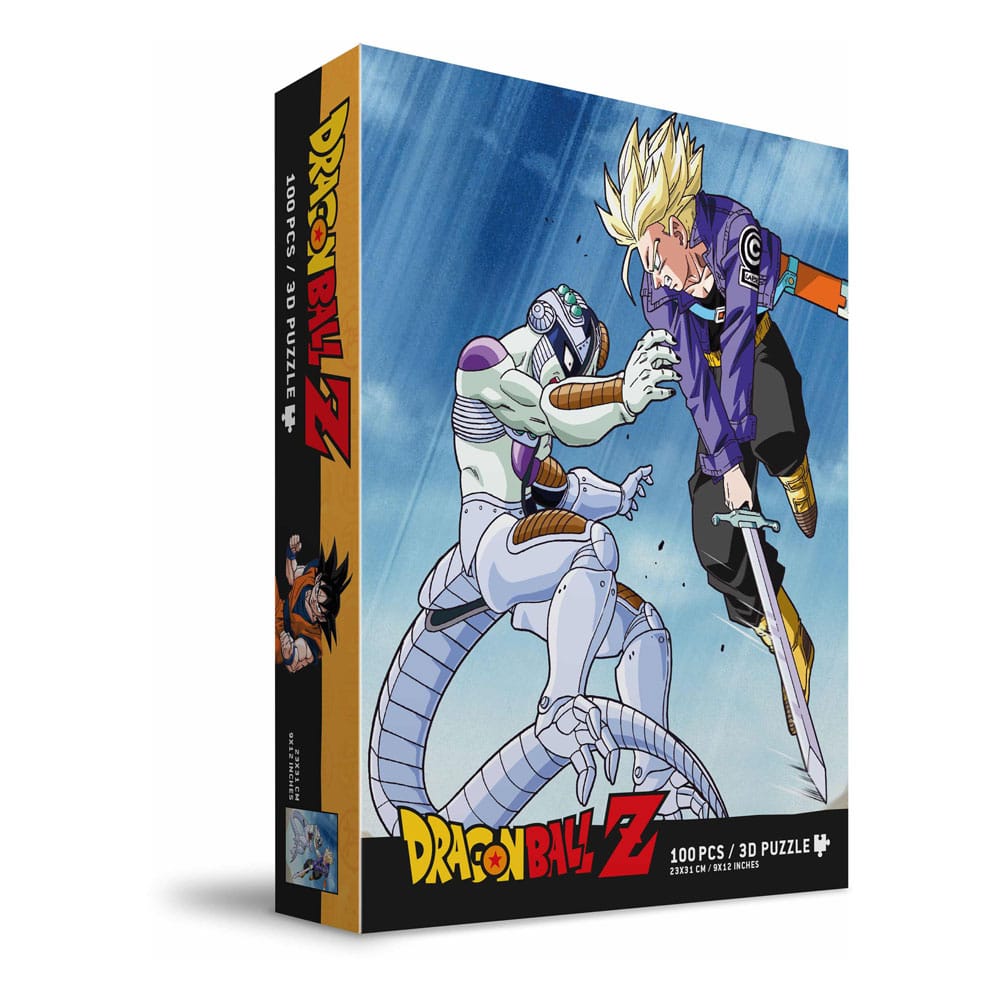 Dragon Ball Z Jigsaw Puzzle with 3D-Effect Trunks vs Frieza (100 pieces) - MangaShop.ro
