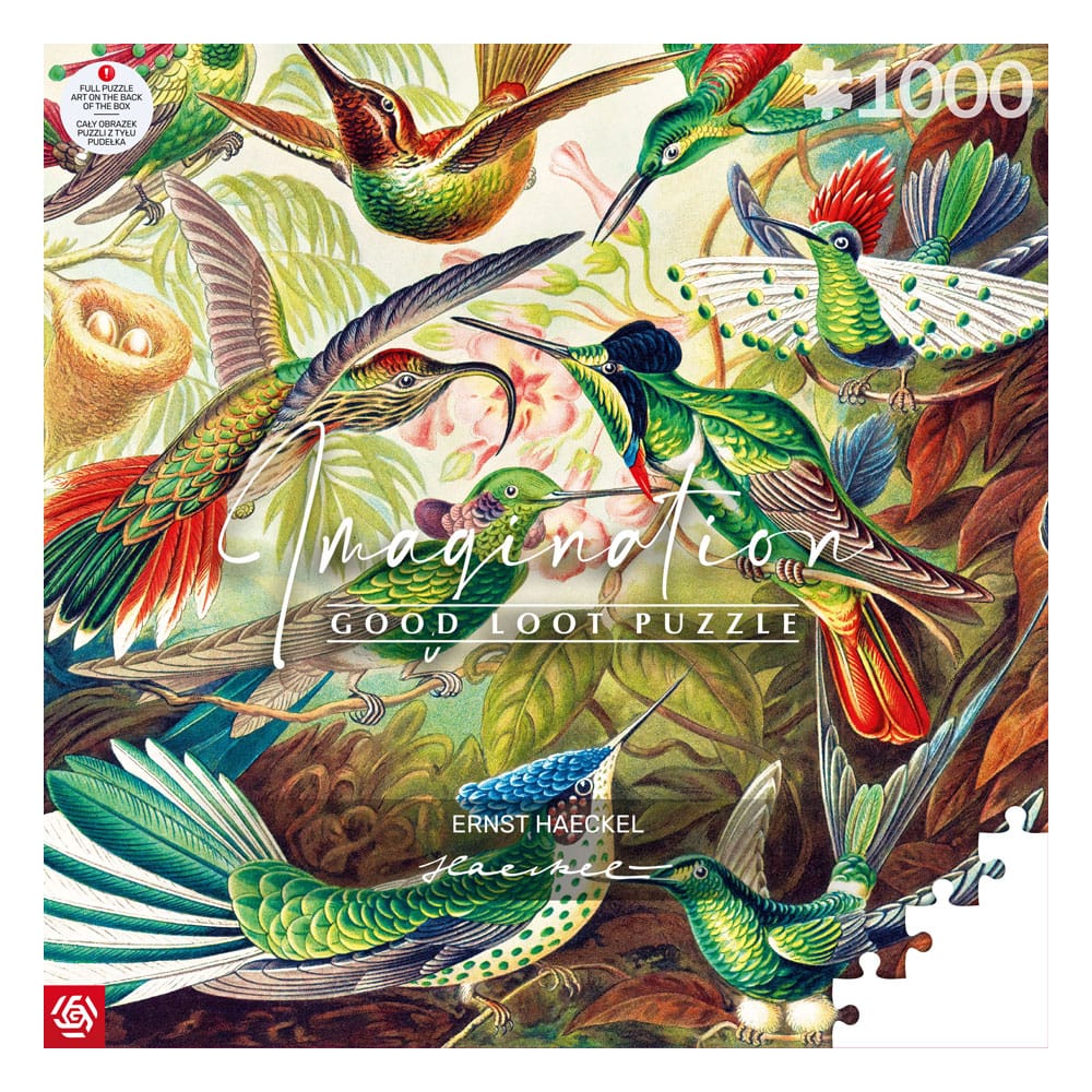 Ernst Haeckel Imagination Puzzle Hummingbirds/Kolibry (1000 pieces) - MangaShop.ro