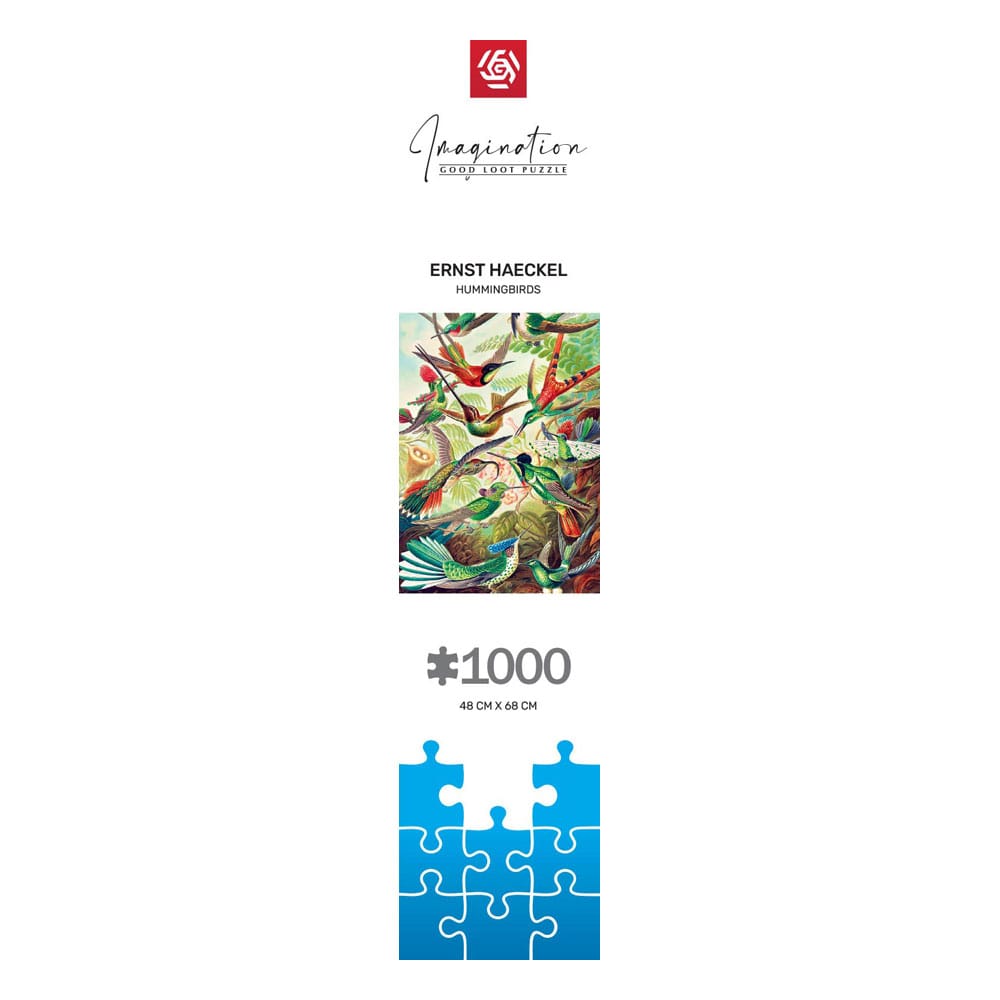Ernst Haeckel Imagination Puzzle Hummingbirds/Kolibry (1000 pieces) - MangaShop.ro