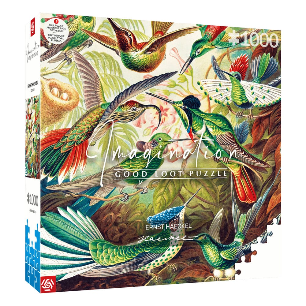 Ernst Haeckel Imagination Puzzle Hummingbirds/Kolibry (1000 pieces) - MangaShop.ro