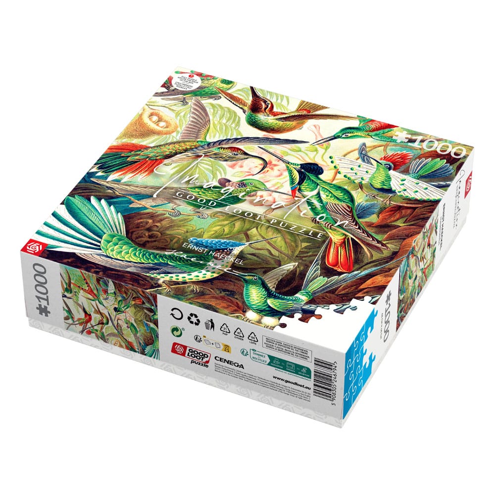 Ernst Haeckel Imagination Puzzle Hummingbirds/Kolibry (1000 pieces) - MangaShop.ro