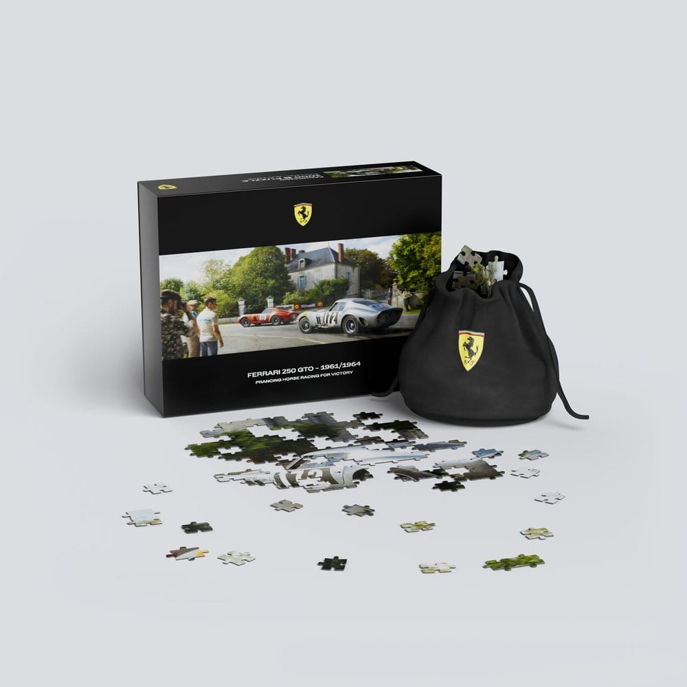 Ferrari 250GTO Premium Puzzle Prancing Horse Racing For Victory (1000 pieces) 97 x 34 cm - MangaShop.ro