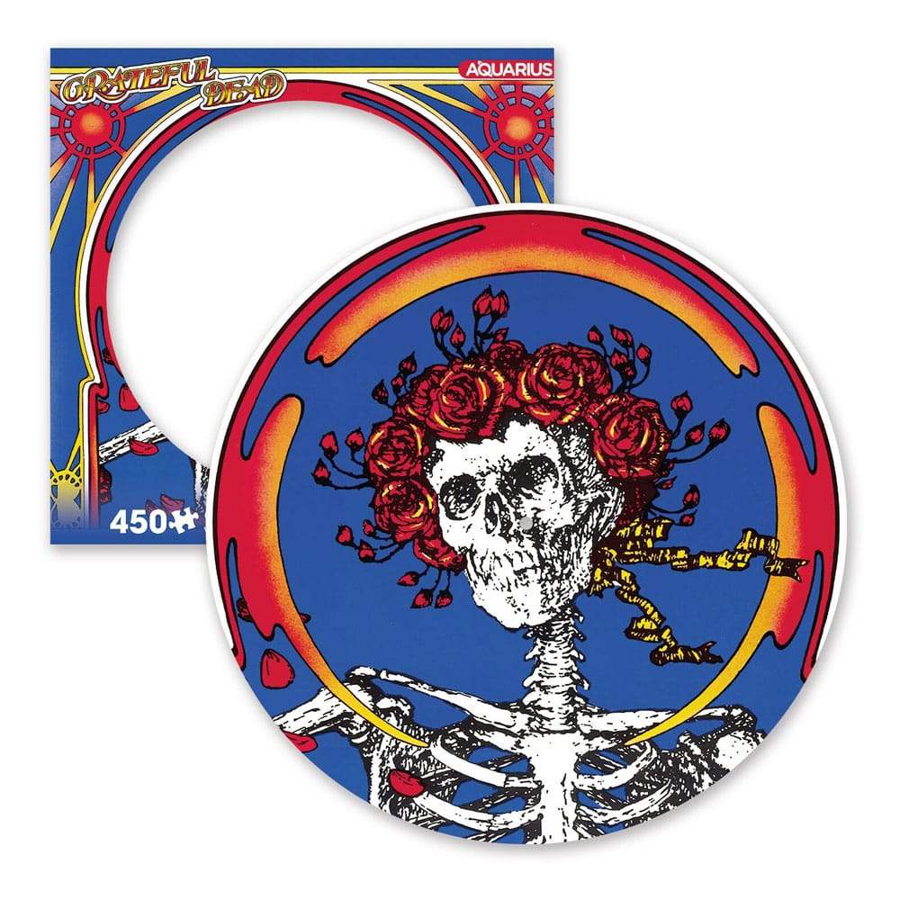 Grateful Dead: Skull & Roses 450 Piece Picture Disc Jigsaw Puzzle - MangaShop.ro