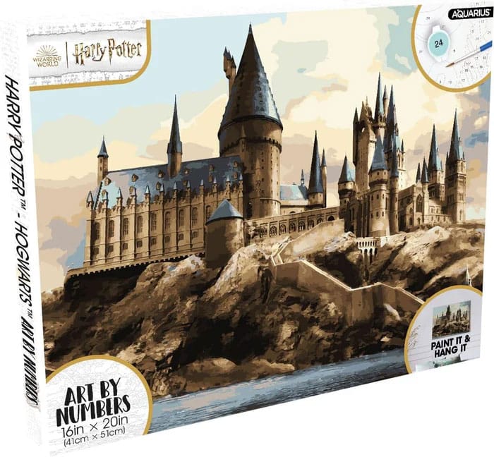 Harry Potter Paint by Numbers Painting Set Hogwarts 40 x 50 cm - MangaShop.ro