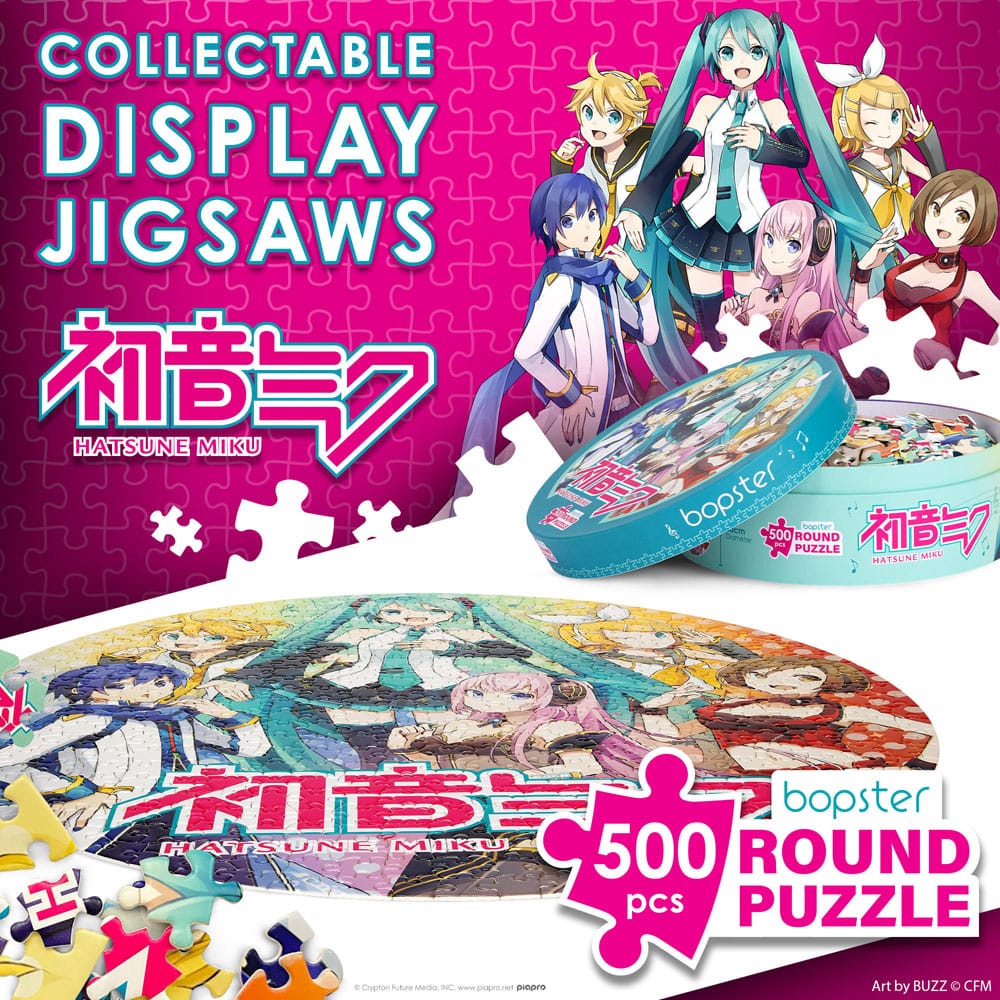 Hatsune Miku Jigsaw Puzzle Round 500 pieces - MangaShop.ro