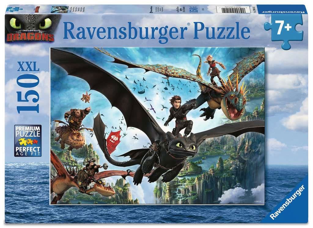 How to Train Your Dragon Children's Jigsaw Puzzle XXL Dragons & Heroes (150 pieces) - MangaShop.ro