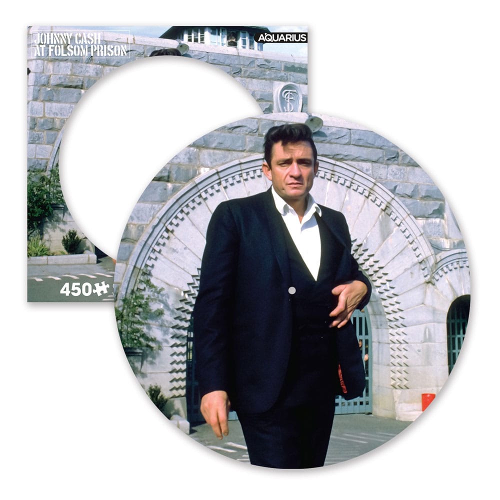 Johnny Cash: Folsom Prison 450 Piece Picture Disc Jigsaw Puzzle - MangaShop.ro
