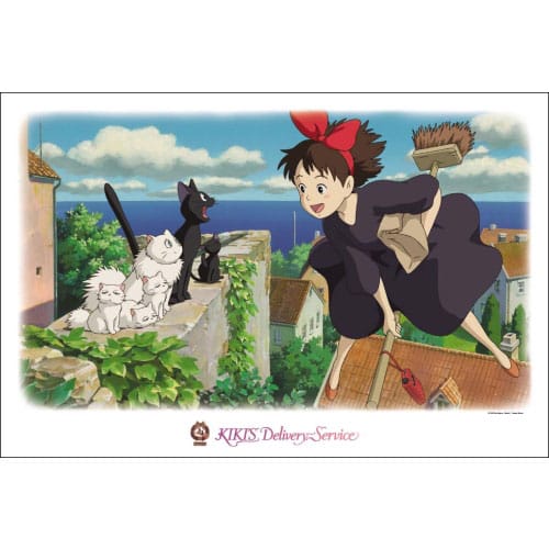 Kiki's Delivery Service Jigsaw Puzzle Kiki and the cats (1000 pieces) - MangaShop.ro