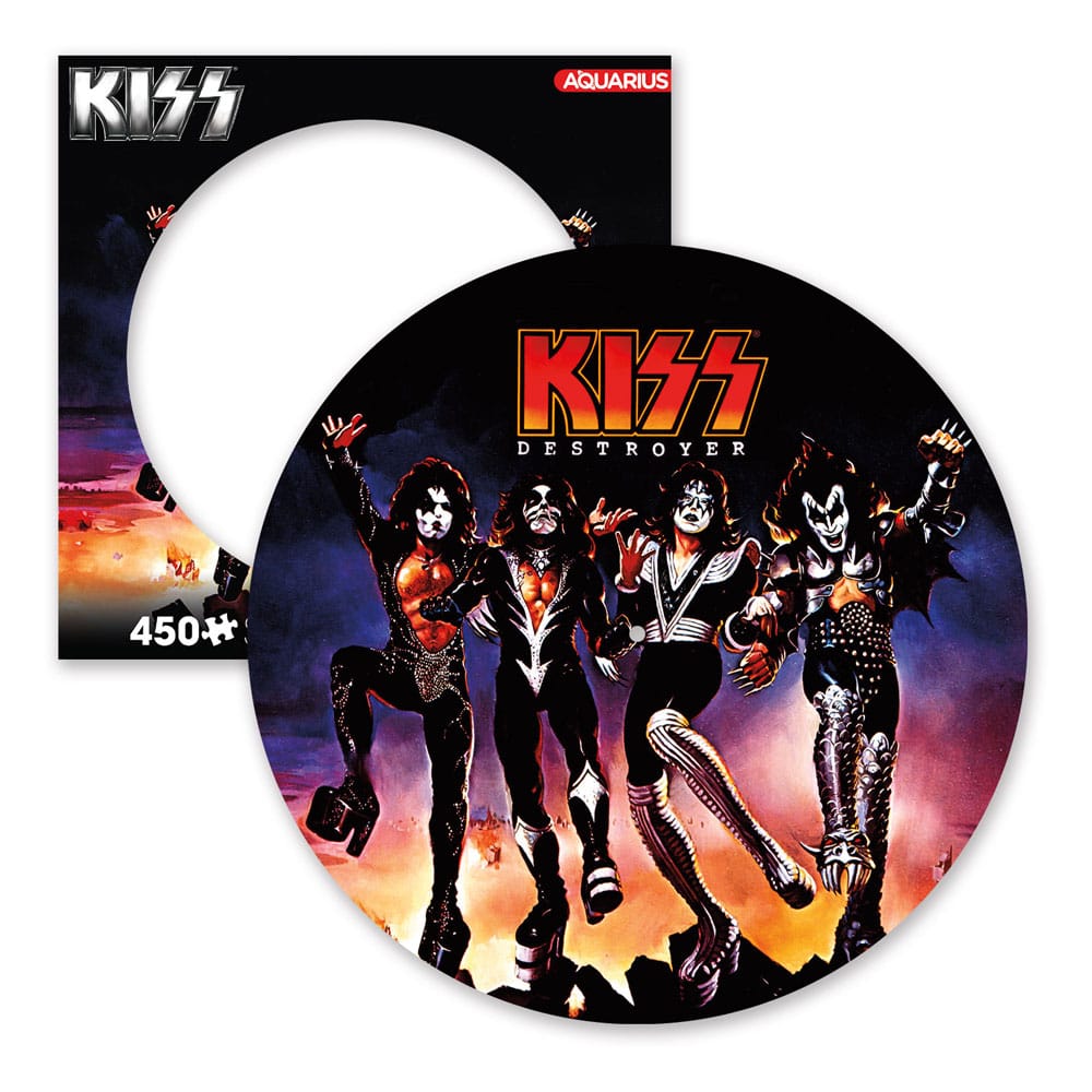 KISS: Destroyer 450 Piece Picture Disc Jigsaw Puzzle - MangaShop.ro