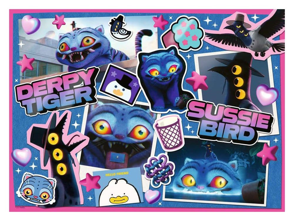 KPop Demon Hunters Children's Jigsaw Puzzle Derpy & Sussie (300 Pieces XXL) - MangaShop.ro