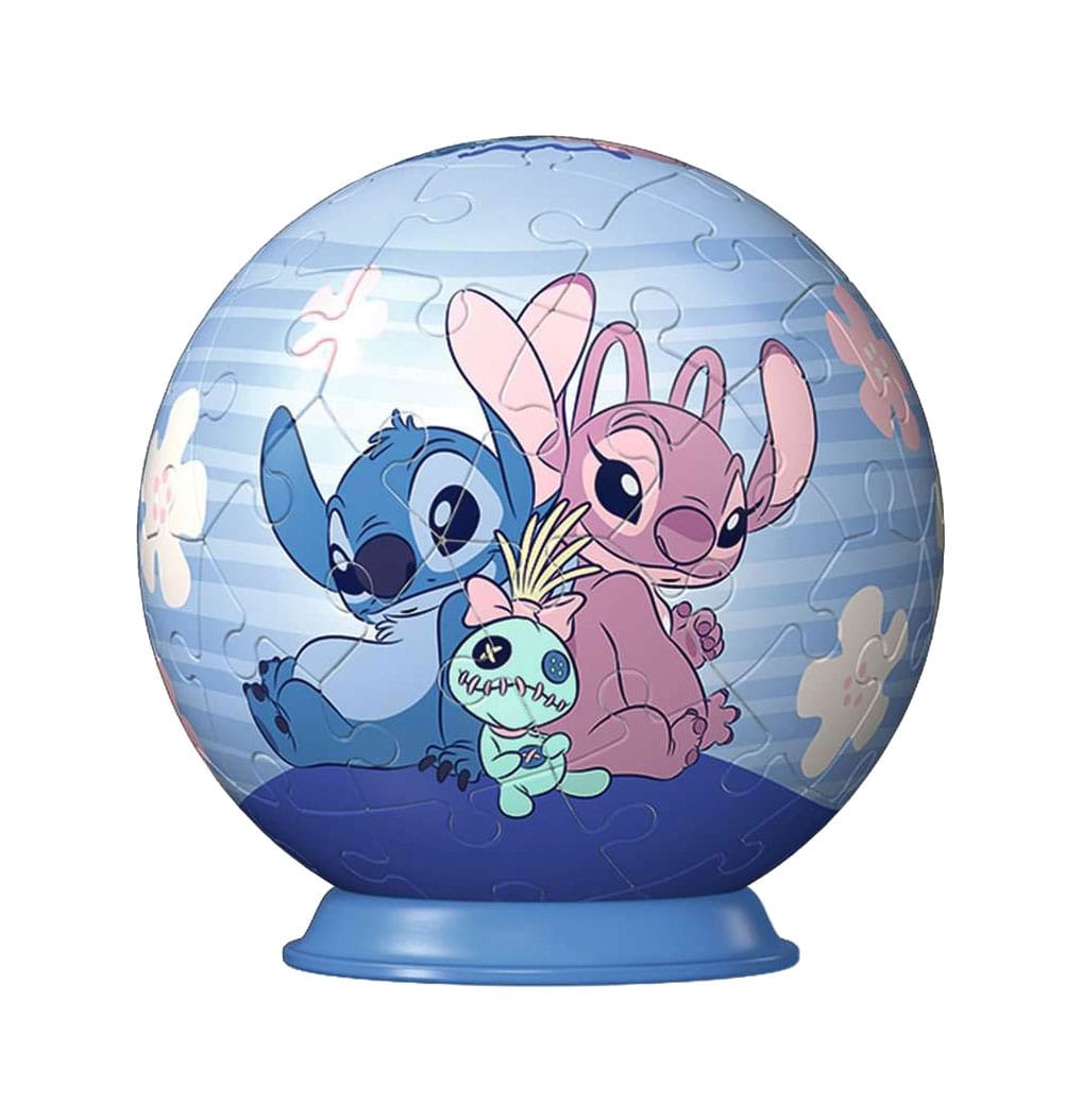 Disney Stitch 3D Puzzle Ball Stitch & Angel (55 pieces) - MangaShop.ro