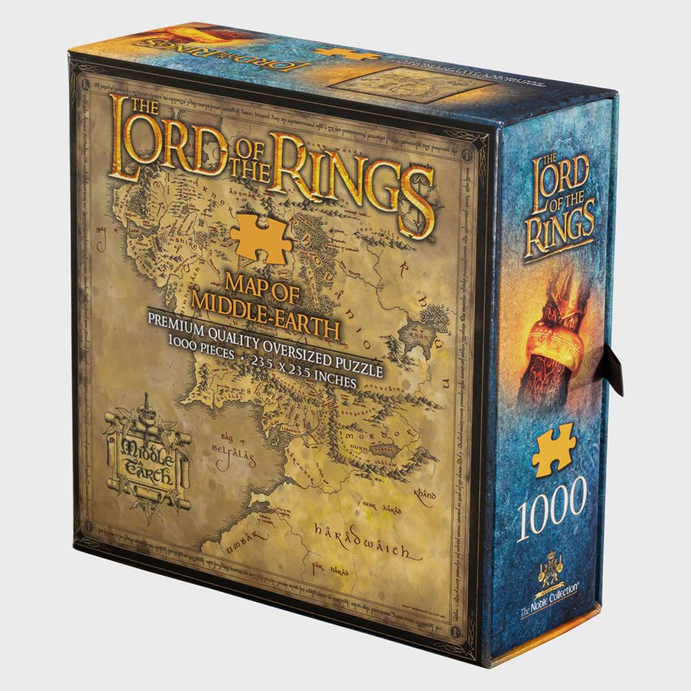 Lord of the Rings Jigsaw Puzzle Middle Earth (1000 pieces) - MangaShop.ro