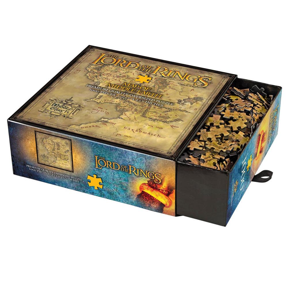 Lord of the Rings Jigsaw Puzzle Middle Earth (1000 pieces) - MangaShop.ro